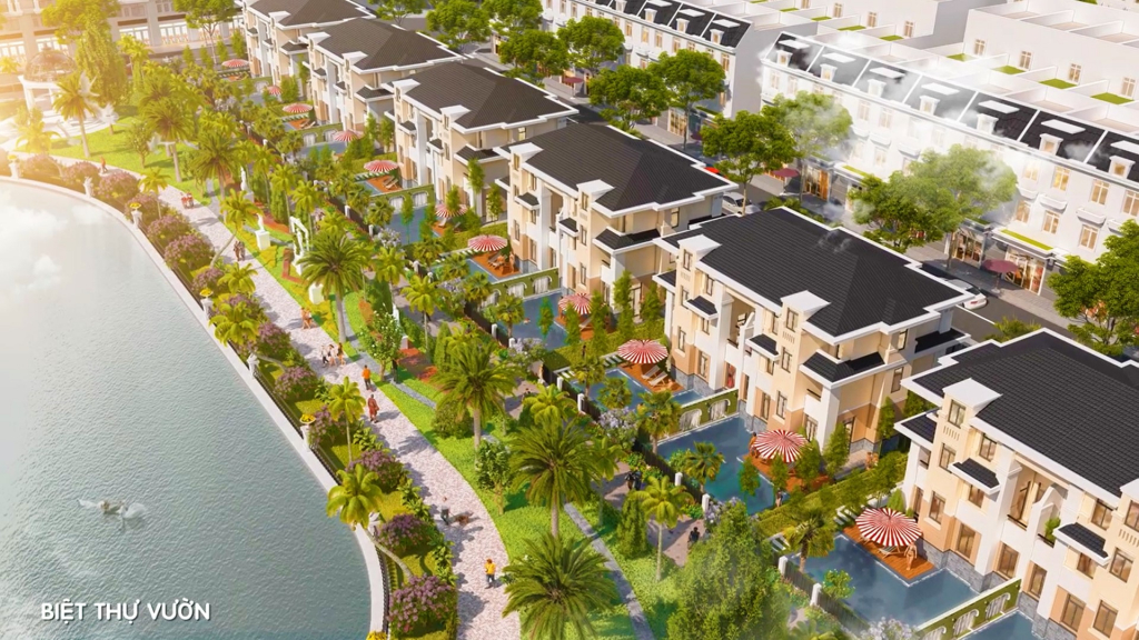 Biệt thự Leva City Phú Giáo ven hồ