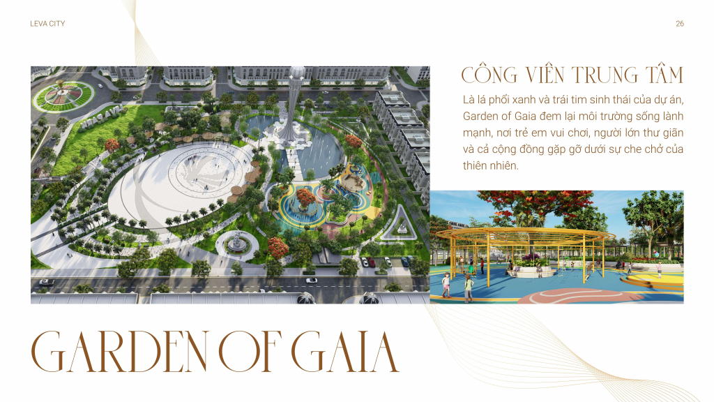 Tiện ích công viên Leva City Phú Giáo