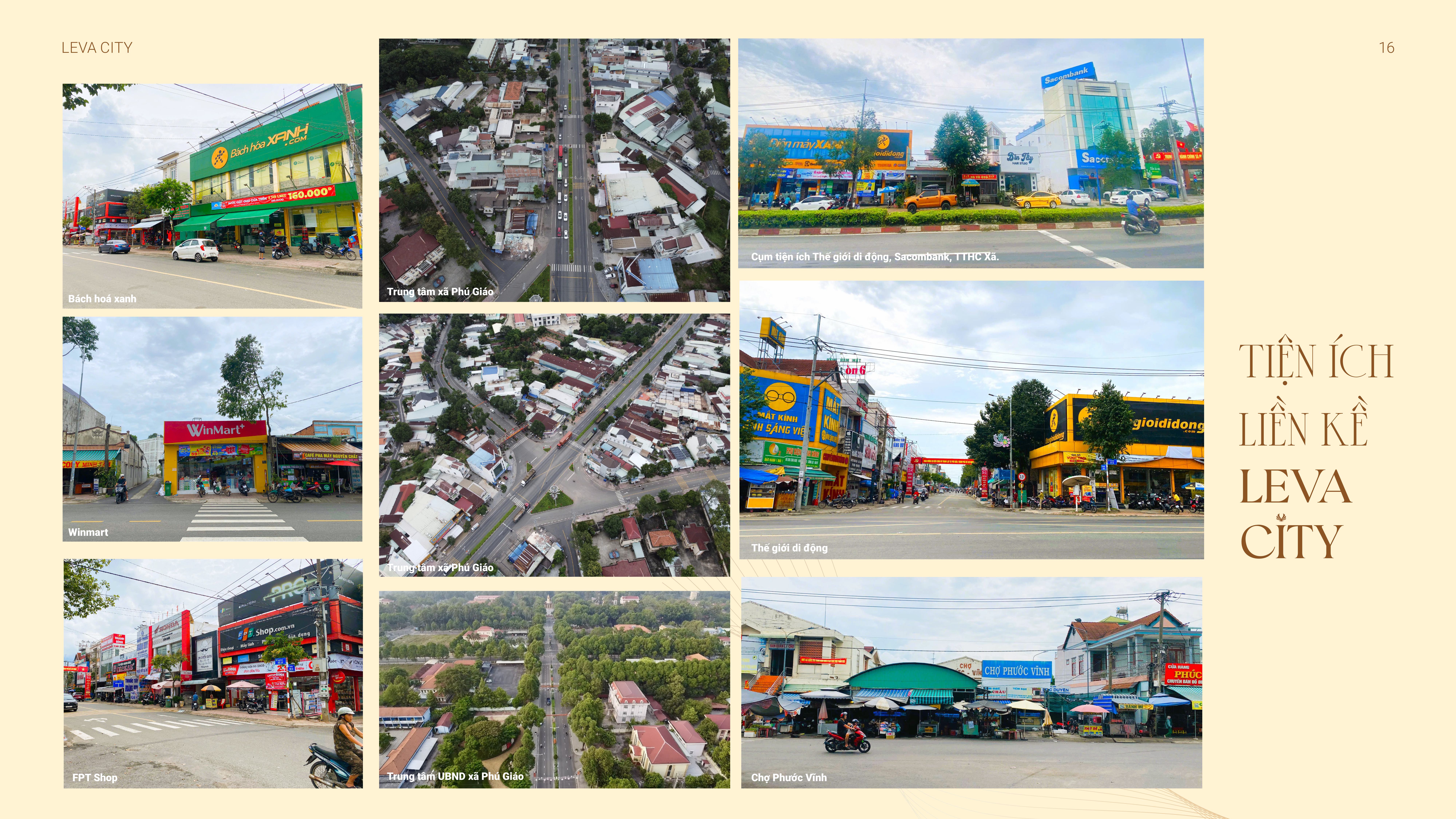 Tiện ích ngoại khu Leva City Phú Giáo